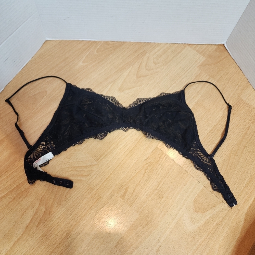 Free People Black Maya Multiway Bralette Lace Bra Size Small - Picture 9 of 12